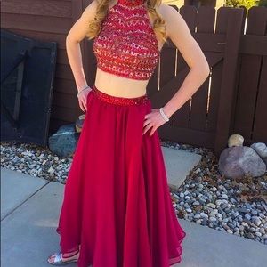 Sherri Hill Two Piece Prom Dress